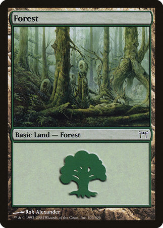 Forest (303) [Champions of Kamigawa] | Good Games North