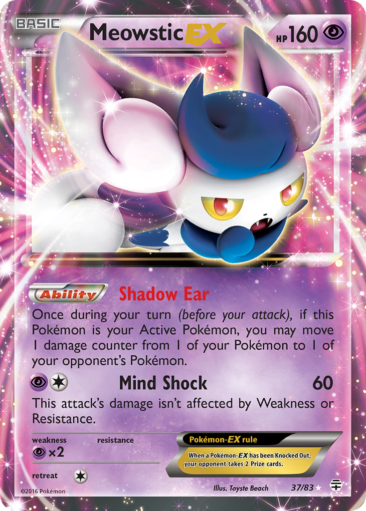 Meowstic EX (37/83) [XY: Generations] | Good Games North