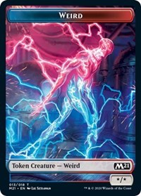 Weird // Zombie Double-sided Token [Core Set 2021 Tokens] | Good Games North