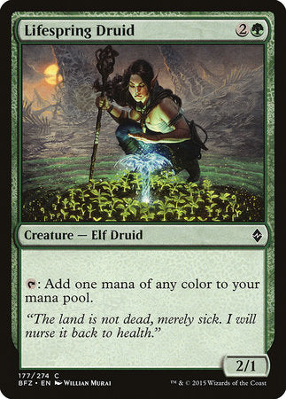 Lifespring Druid [Battle for Zendikar] | Good Games North