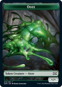 Ooze // Wurm (029) Double-sided Token [Double Masters Tokens] | Good Games North