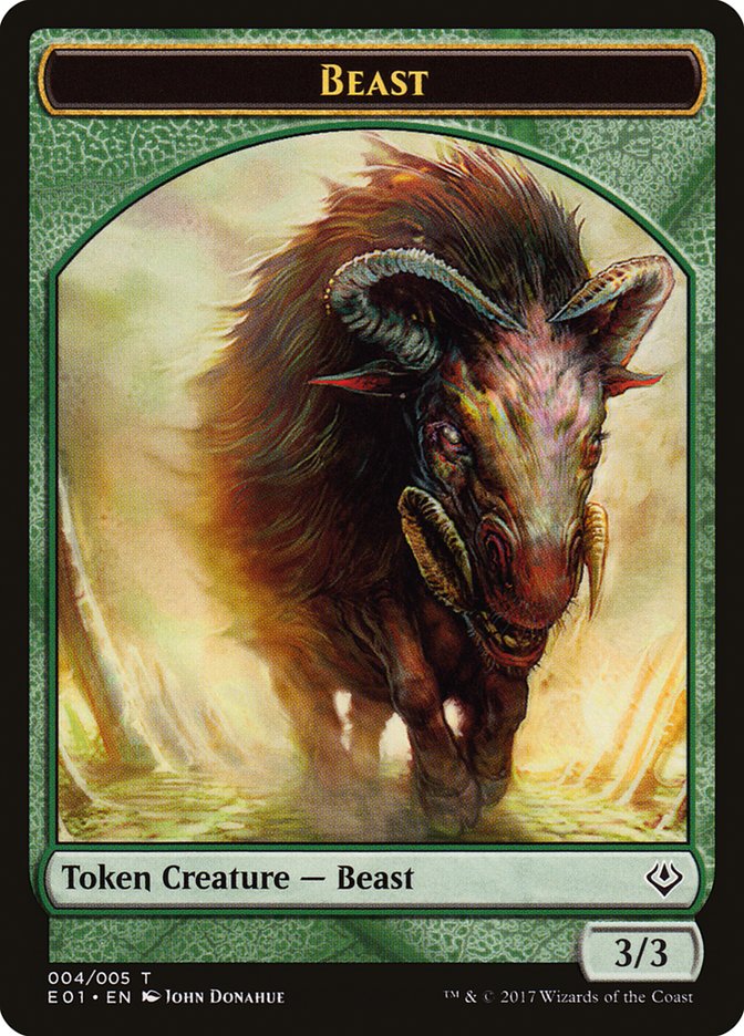 Beast (004/005) [Archenemy: Nicol Bolas Tokens] | Good Games North