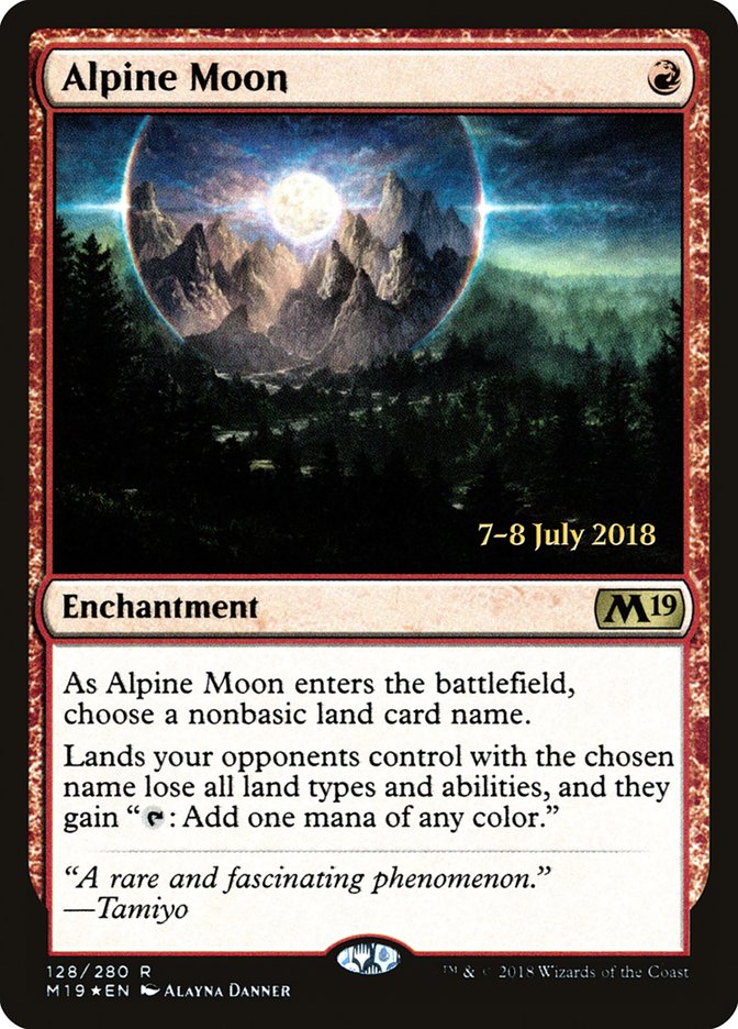 Alpine Moon  [Core Set 2019 Prerelease Promos] | Good Games North