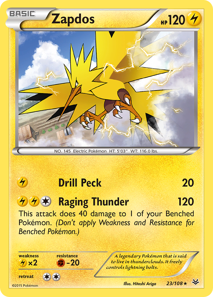 Zapdos (23/108) [XY: Roaring Skies] | Good Games North