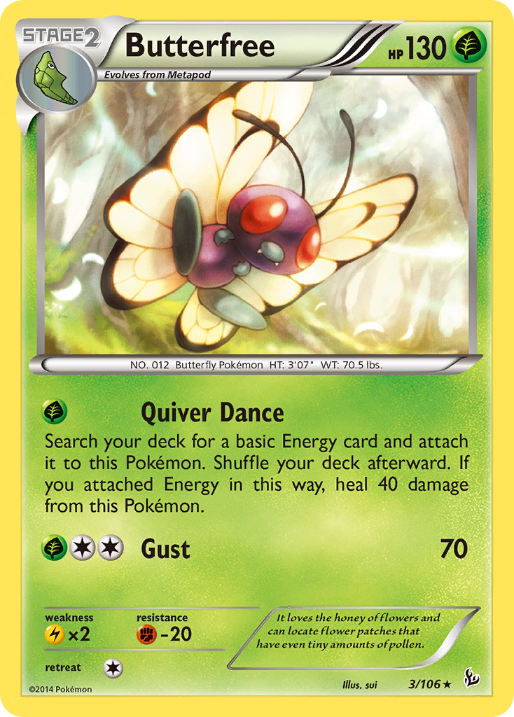 Butterfree (3/106) [XY: Flashfire] | Good Games North