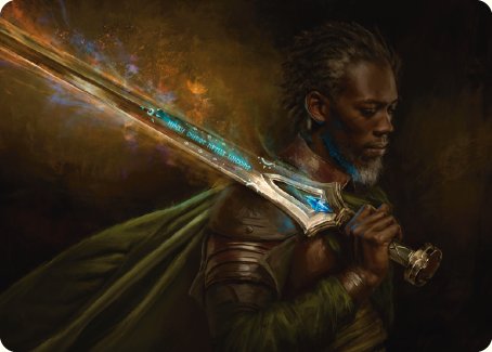 Anduril, Flame of the West Art Card [The Lord of the Rings: Tales of Middle-earth Art Series] | Good Games North
