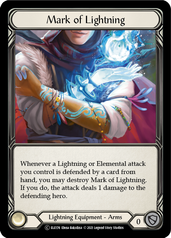 Mark of Lightning [U-ELE174] Unlimited Rainbow Foil | Good Games North