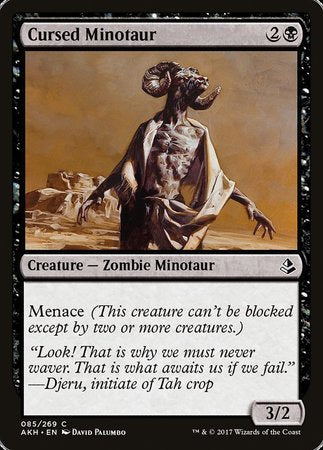Cursed Minotaur [Amonkhet] | Good Games North