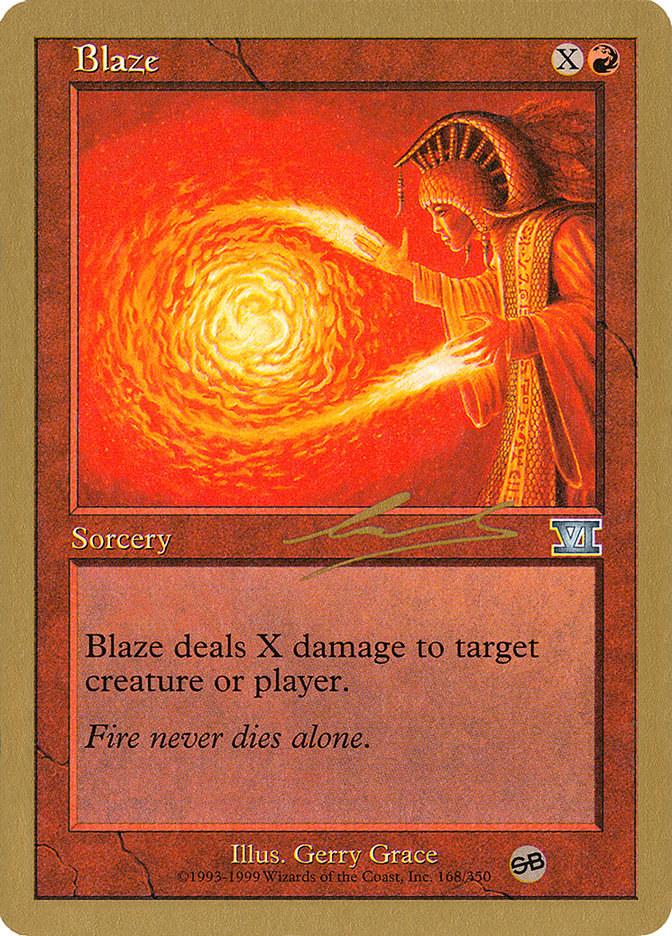 Blaze (Nicolas Labarre) [World Championship Decks 2000] | Good Games North