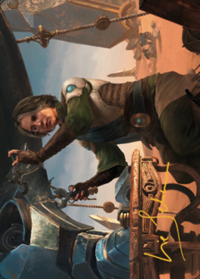 Tocasia, Dig Site Mentor Art Card (Gold-Stamped Signature) [The Brothers' War Art Series] | Good Games North