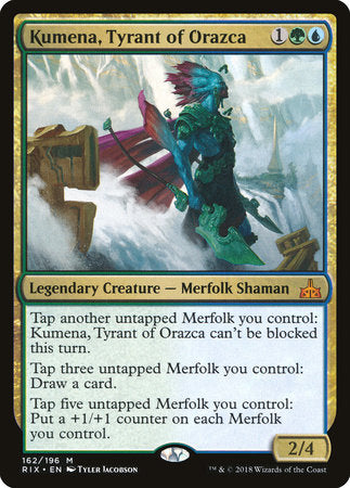 Kumena, Tyrant of Orazca [Rivals of Ixalan] | Good Games North