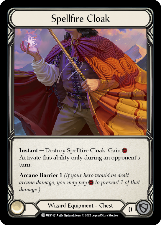 Spellfire Cloak [UPR167] (Uprising)  Rainbow Foil | Good Games North