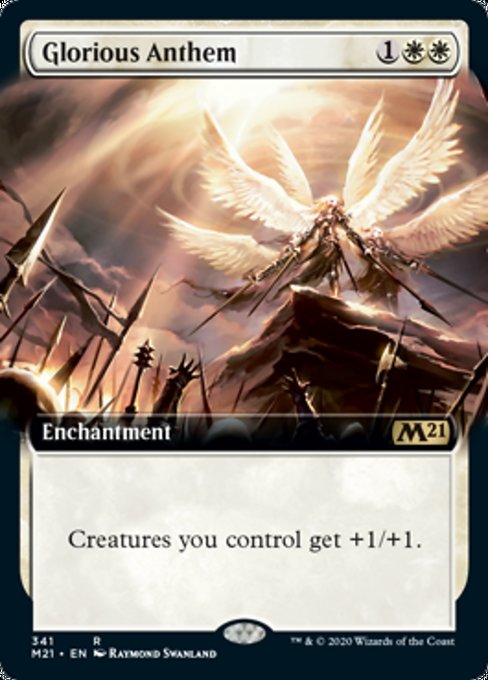 Glorious Anthem (Extended Art) [Core Set 2021] | Good Games North
