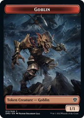 Zombie Knight // Goblin Double-sided Token [Dominaria United Commander Tokens] | Good Games North