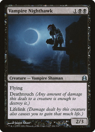 Vampire Nighthawk [Commander 2011] | Good Games North