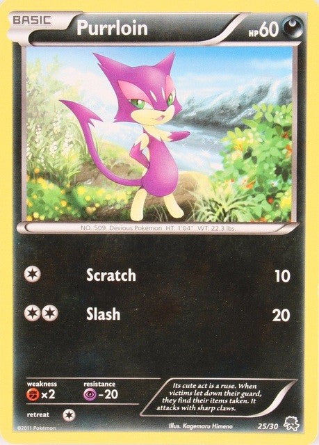 Purrloin (25/30) [Black & White: Trainer Kit - Zoroark] | Good Games North