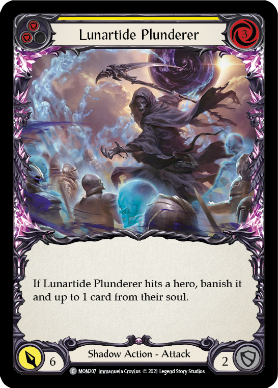Lunartide Plunderer (Yellow) [MON207] 1st Edition Normal | Good Games North