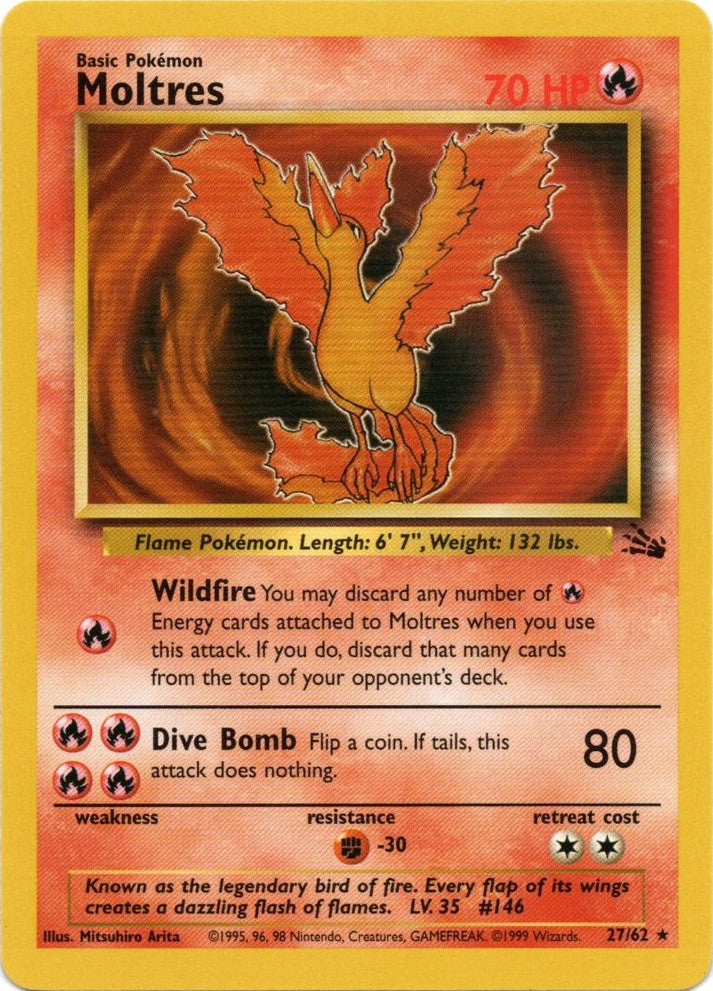 Moltres (27/62) [Fossil Unlimited] | Good Games North