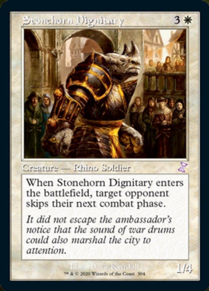 Stonehorn Dignitary (Timeshifted) [Time Spiral Remastered] | Good Games North
