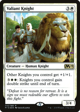 Valiant Knight [Core Set 2019 Promos] | Good Games North