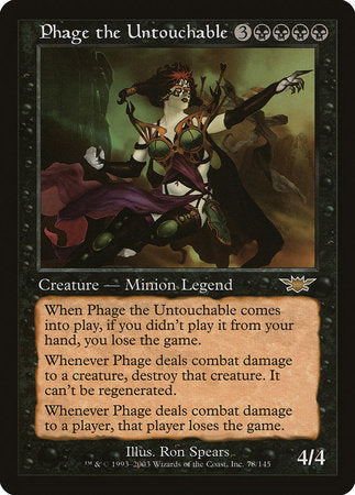 Phage the Untouchable [Legions] | Good Games North