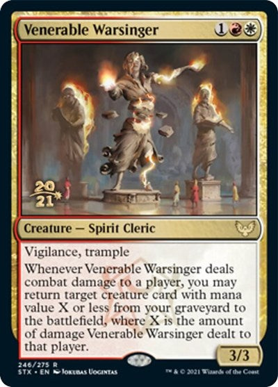 Venerable Warsinger [Strixhaven: School of Mages Prerelease Promos] | Good Games North