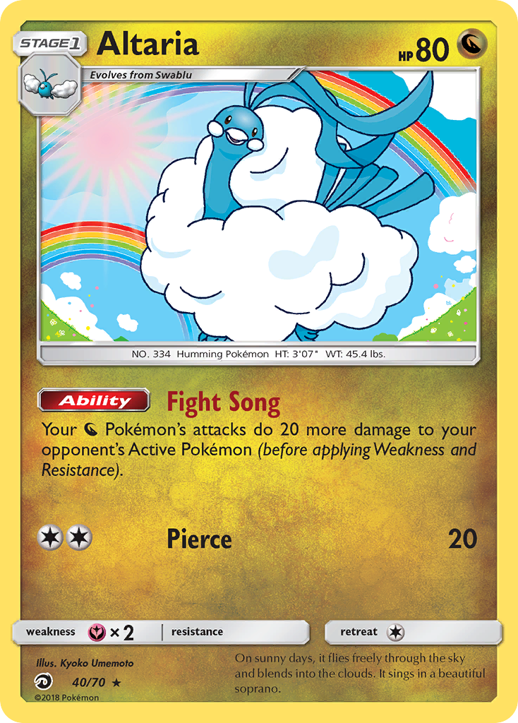 Altaria (40/70) [Sun & Moon: Dragon Majesty] | Good Games North