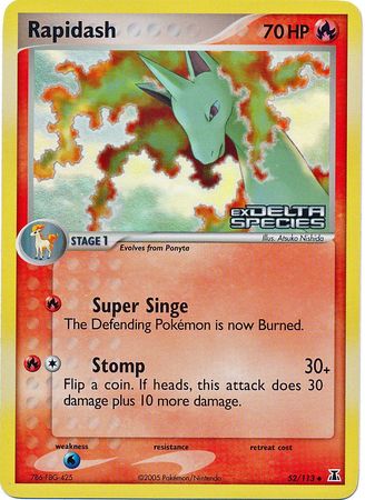 Rapidash (52/113) (Stamped) [EX: Delta Species] | Good Games North