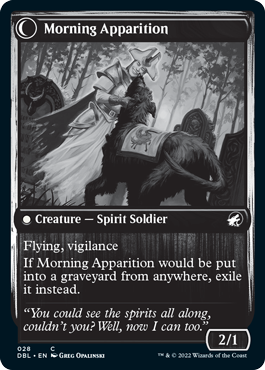 Mourning Patrol // Morning Apparition [Innistrad: Double Feature] | Good Games North