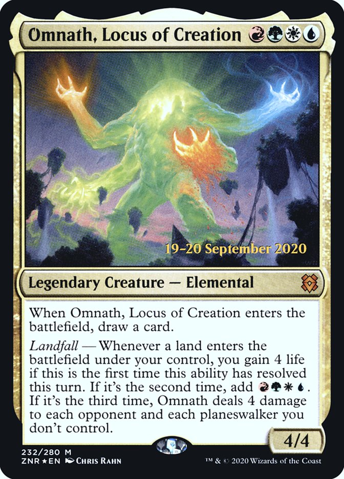 Omnath, Locus of Creation  [Zendikar Rising Prerelease Promos] | Good Games North