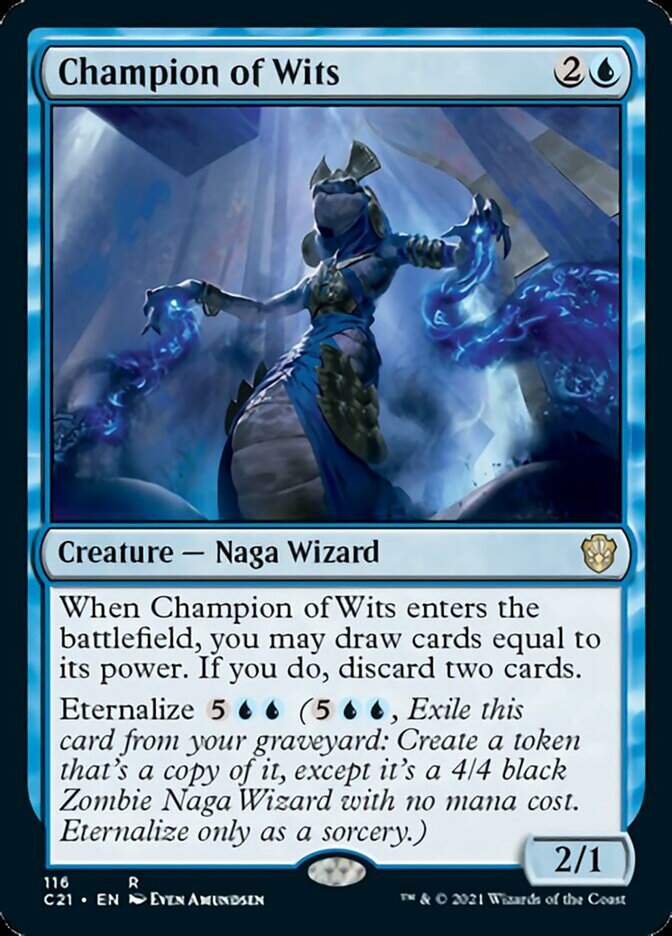Champion of Wits [Commander 2021] | Good Games North