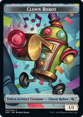Clown Robot (003) // Treasure (013) Double-sided Token [Unfinity Tokens] | Good Games North