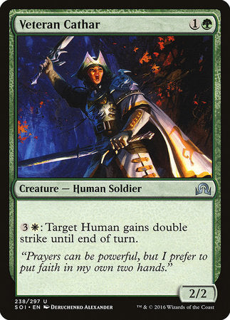 Veteran Cathar [Shadows over Innistrad] | Good Games North