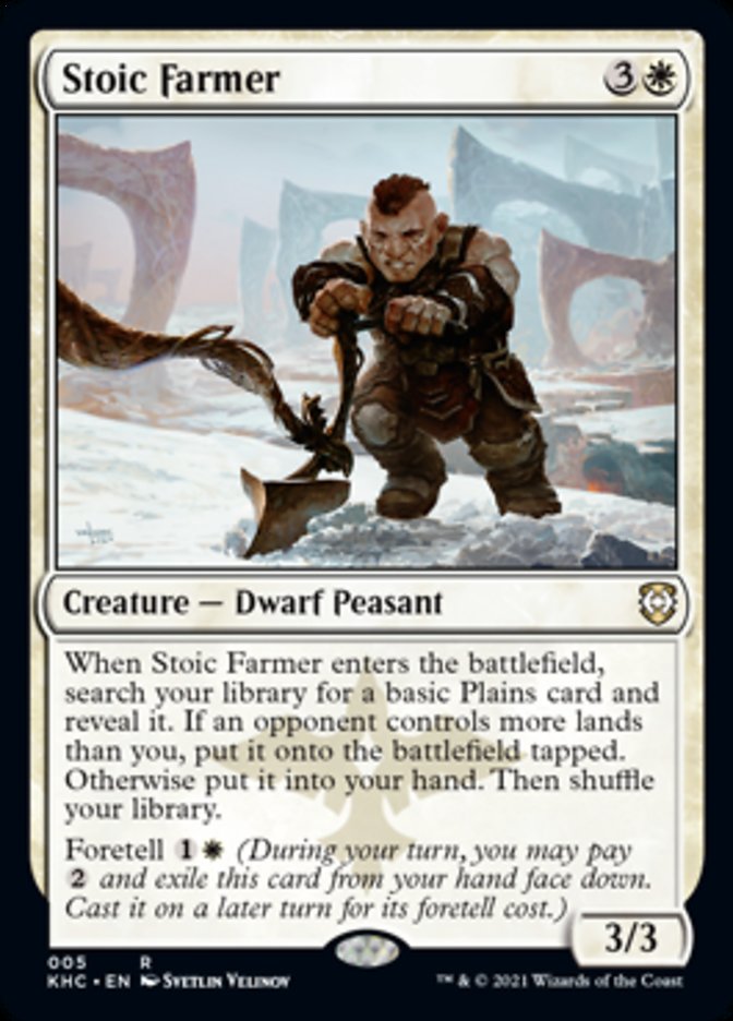 Stoic Farmer [Kaldheim Commander] | Good Games North
