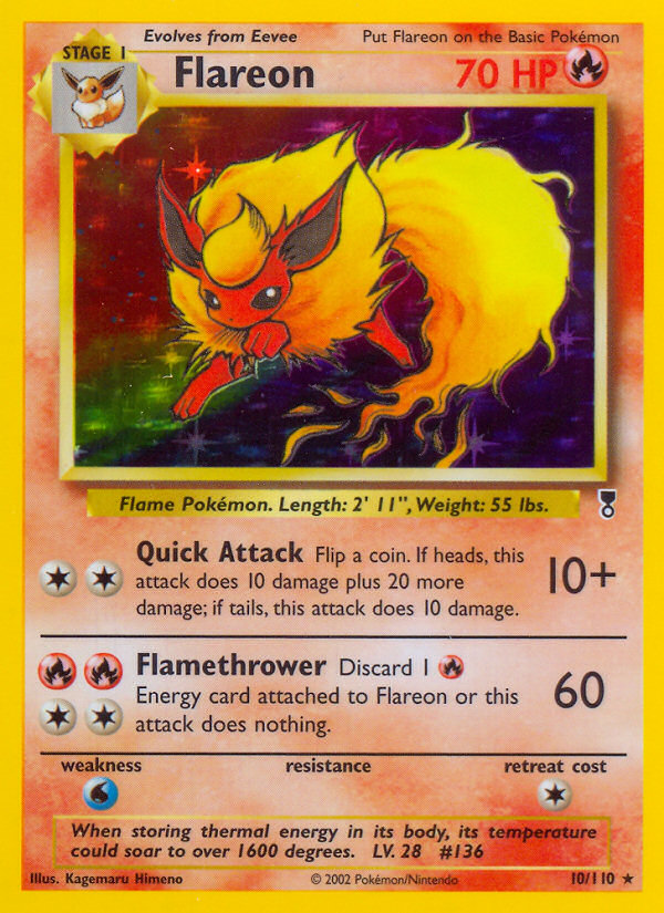 Flareon (10/110) [Legendary Collection] | Good Games North