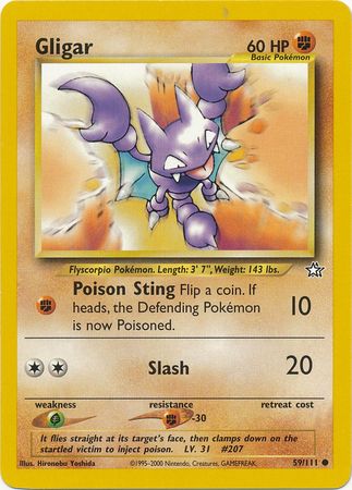 Gligar (59/111) [Neo Genesis Unlimited] | Good Games North