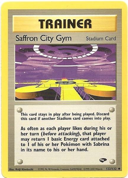Saffron City Gym (122/132) [Gym Challenge Unlimited] | Good Games North