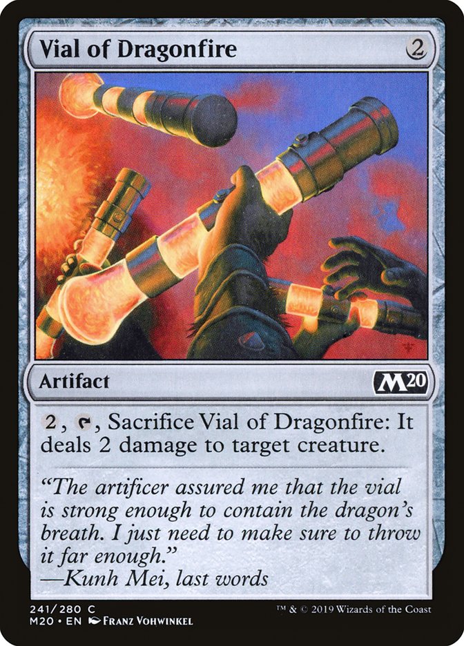 Vial of Dragonfire [Core Set 2020] | Good Games North