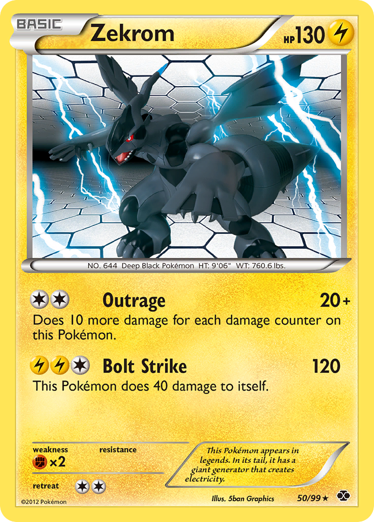 Zekrom (50/99) [Black & White: Next Destinies] | Good Games North