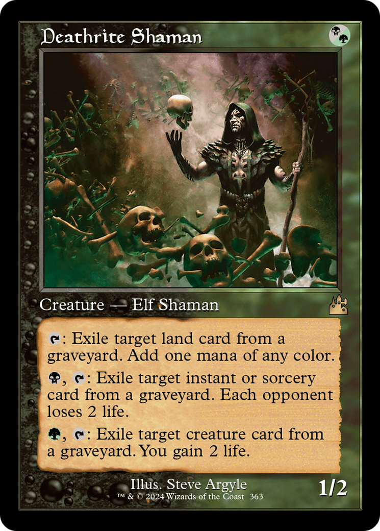 Deathrite Shaman (Retro Frame) [Ravnica Remastered] | Good Games North