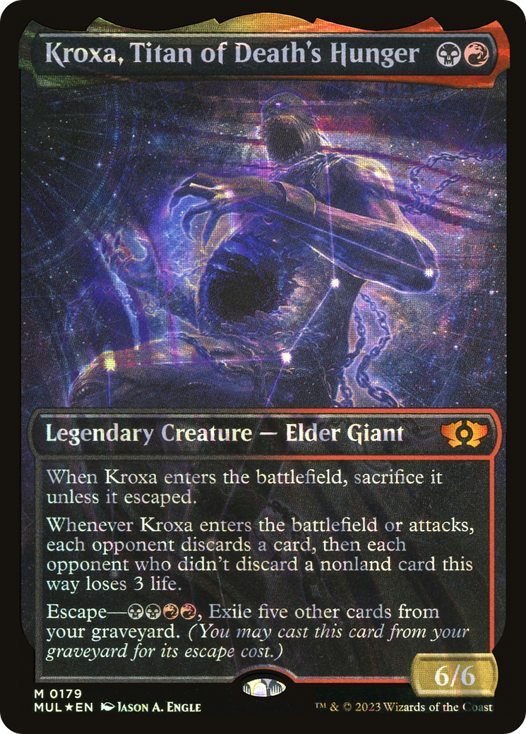Kroxa, Titan of Death's Hunger (Halo Foil) [Multiverse Legends] | Good Games North