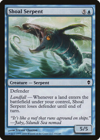 Shoal Serpent [Zendikar] | Good Games North