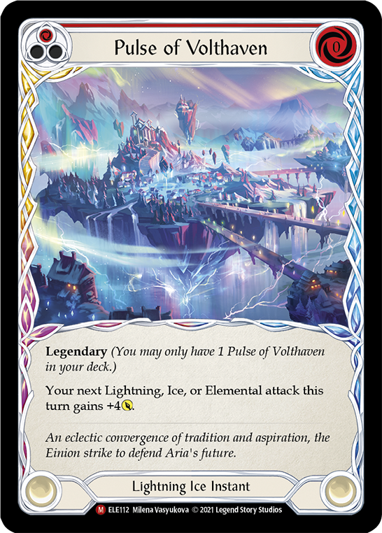 Pulse of Volthaven [ELE112] (Tales of Aria)  1st Edition Cold Foil | Good Games North