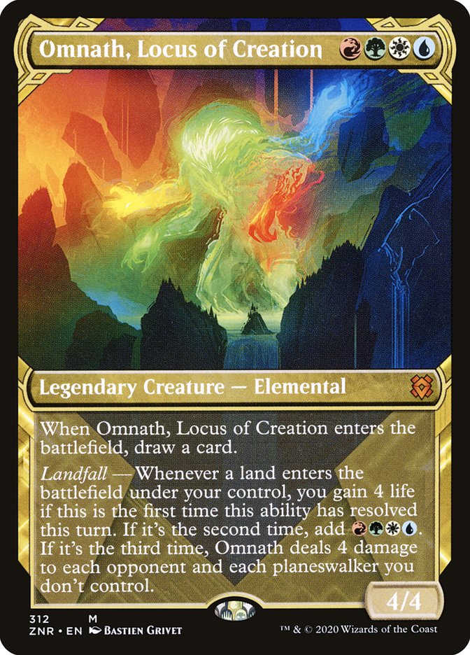 Omnath, Locus of Creation (Showcase) [Zendikar Rising] | Good Games North