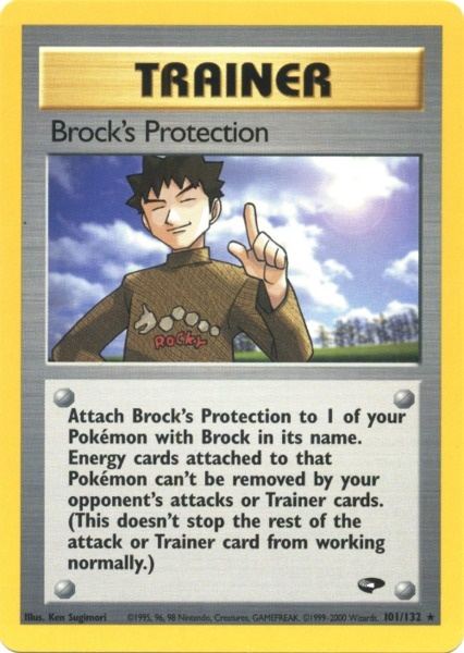 Brock's Protection (101/132) [Gym Challenge Unlimited] | Good Games North