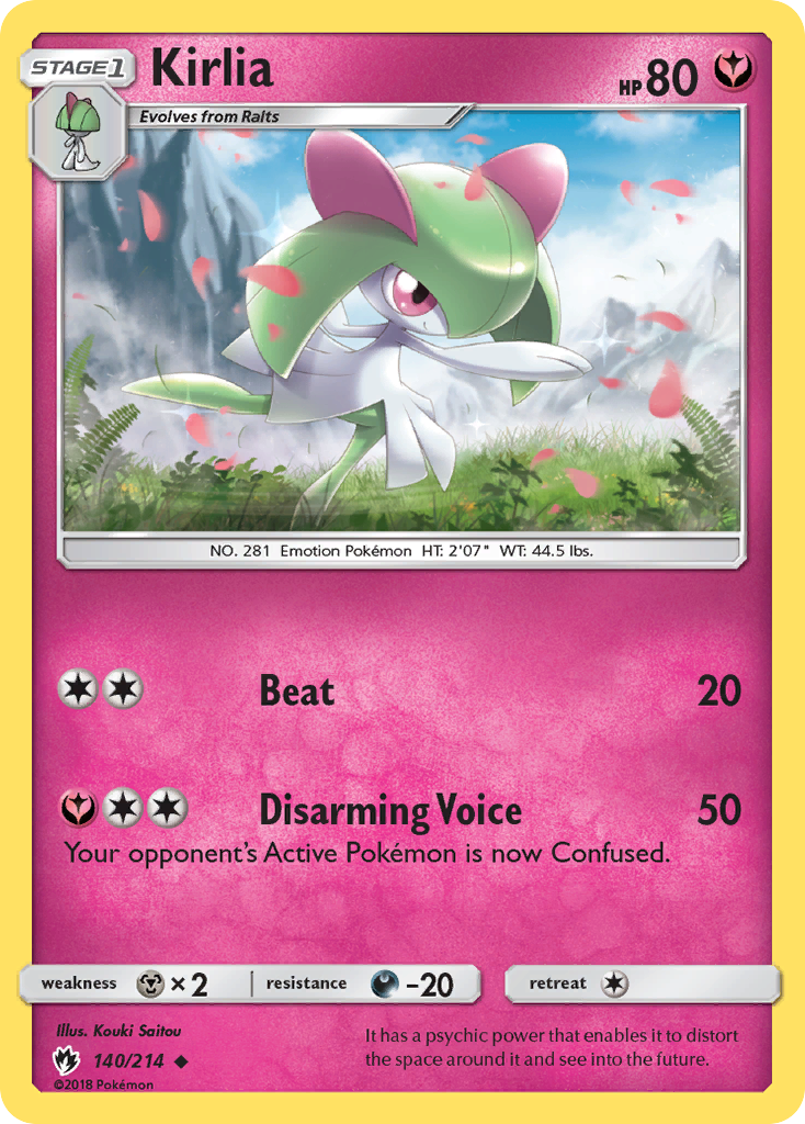 Kirlia (140/214) [Sun & Moon: Lost Thunder] | Good Games North