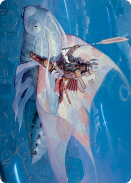 Sky-Blessed Samurai Art Card [Kamigawa: Neon Dynasty Art Series] | Good Games North