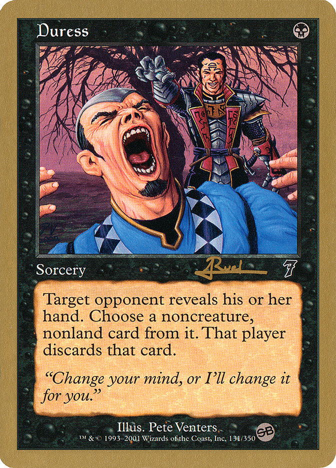 Duress (Antoine Ruel) (SB) [World Championship Decks 2001] | Good Games North