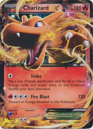 Charizard EX (11/106) (Jumbo Card) [XY: Flashfire] | Good Games North