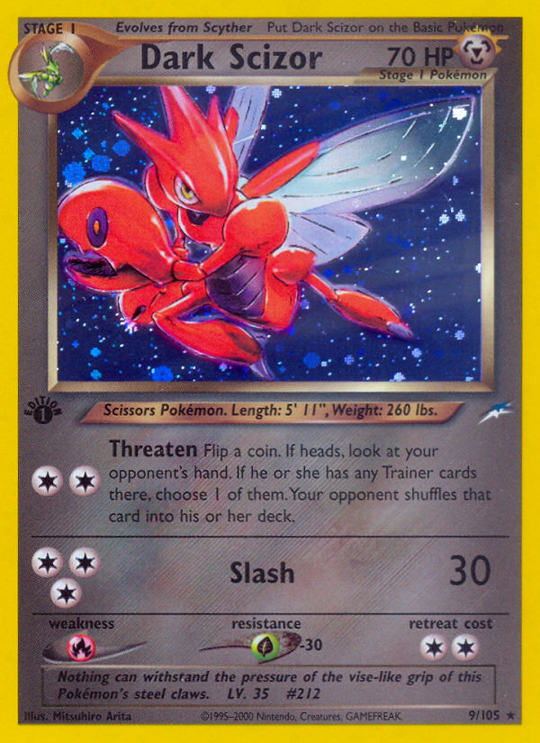 Dark Scizor (9/105) [Neo Destiny 1st Edition] | Good Games North